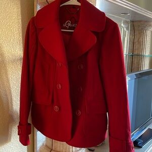 Like new Red Guess coat